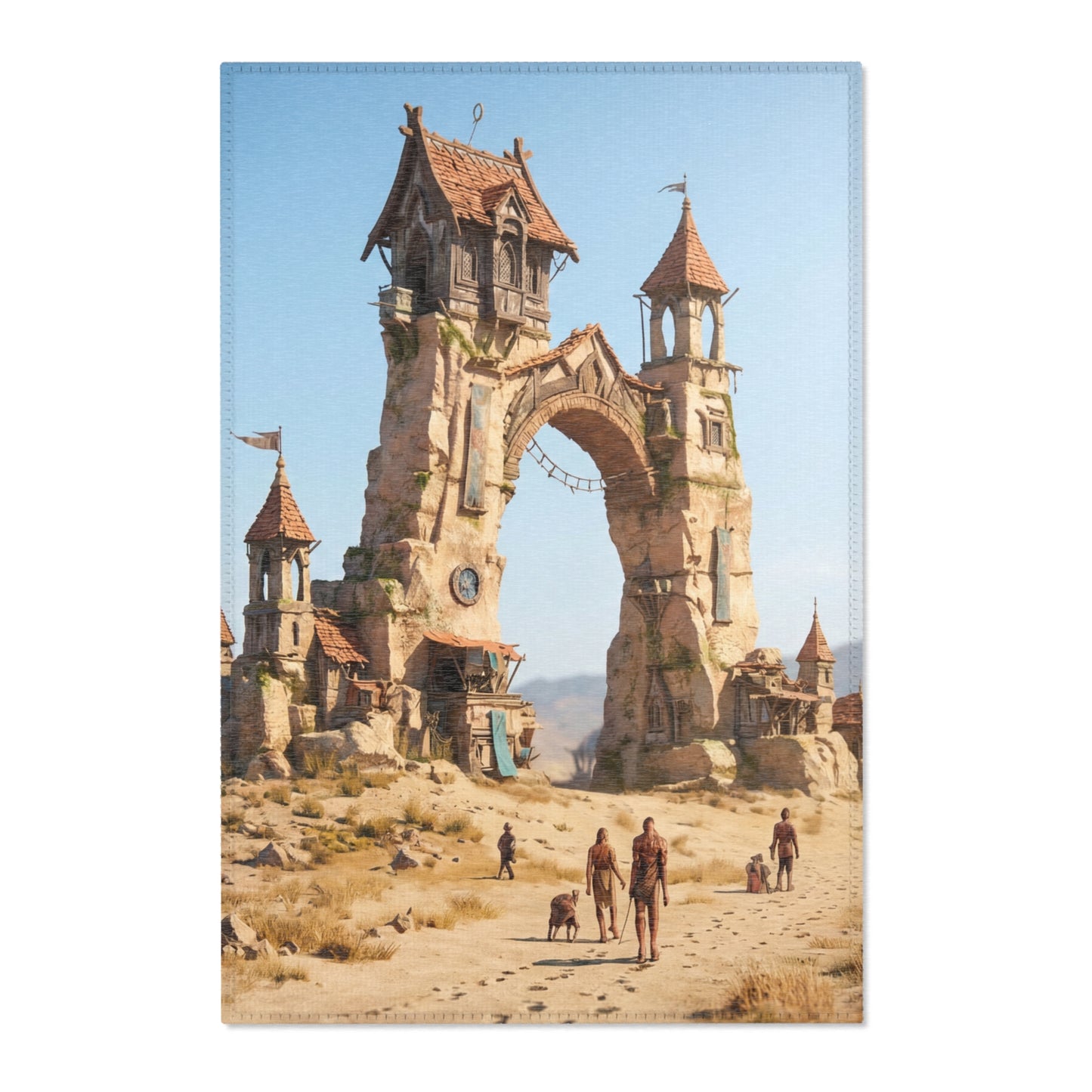 Desert Citadel Area Rugs – Sun-Kissed Stone Gateways