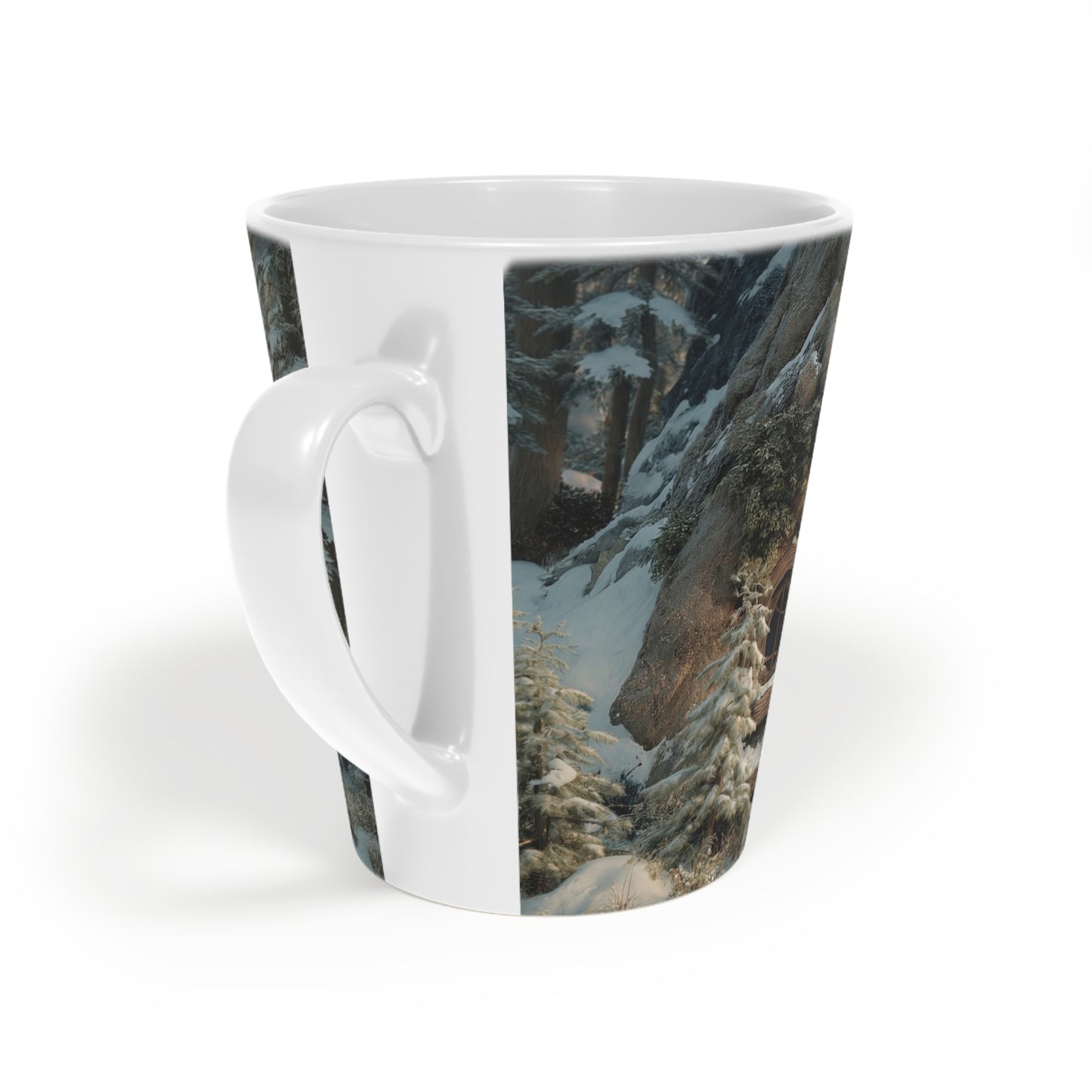 Winter Hollow Treehouse Mug – Snow-Kissed Forest Sanctuary