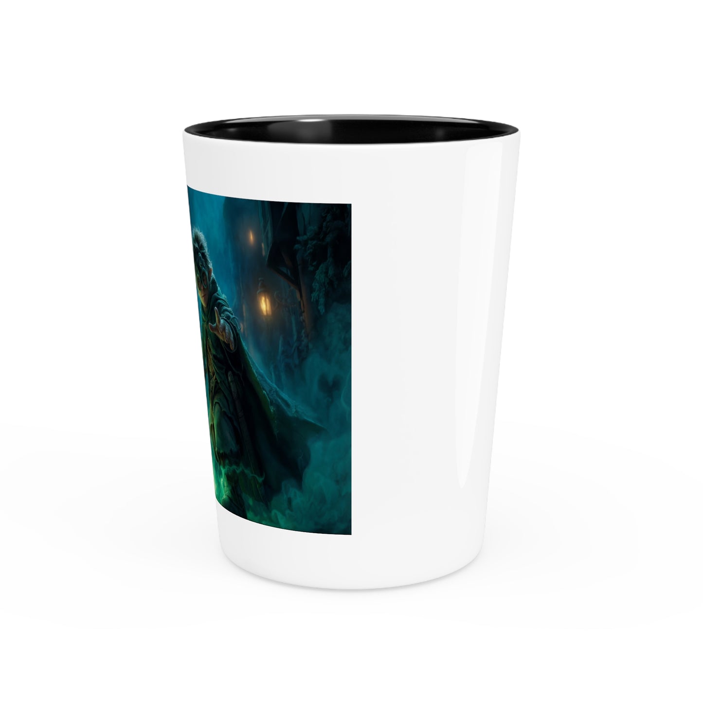 Gnome Sentinel with Green Blade Shot Glass – Cobalt Alley Guardian