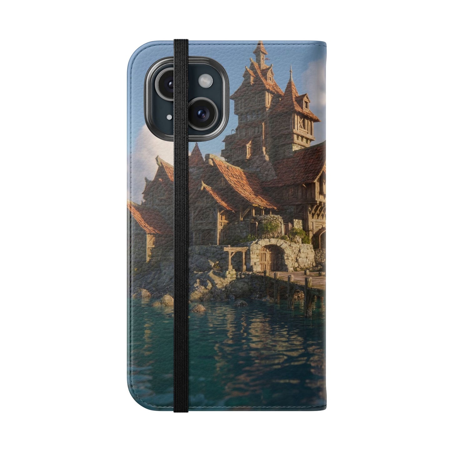 Cobblestone Harbor Flip Cases – Timber Town Seaside Walkway