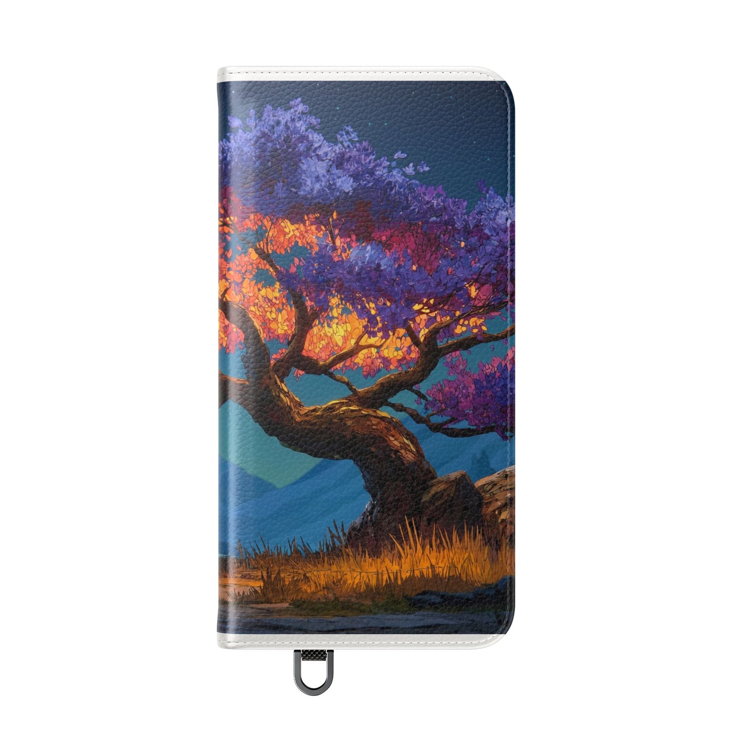 Violet Flame Tree Flip Cases – Twilight Mountain Glow Case