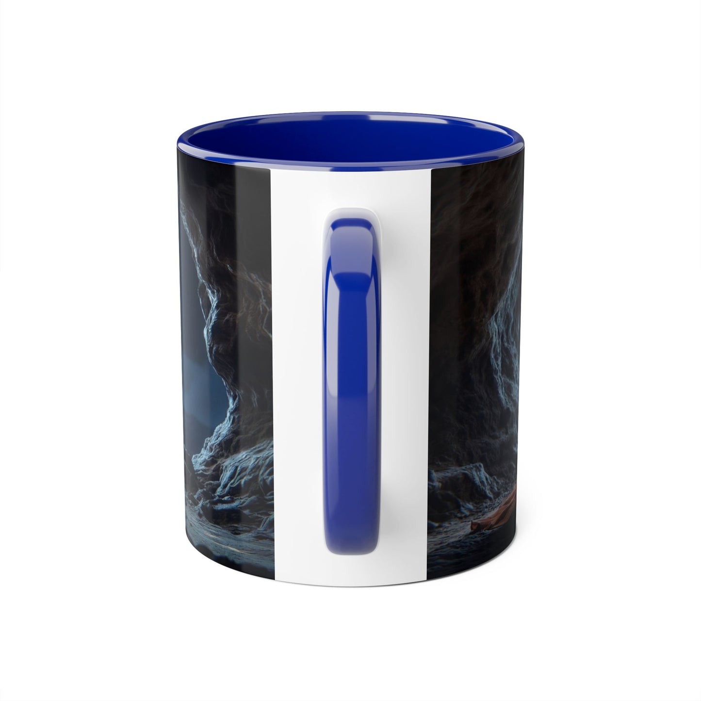 Moonlit Monk Meditation Mug – Serene Night Sanctuary