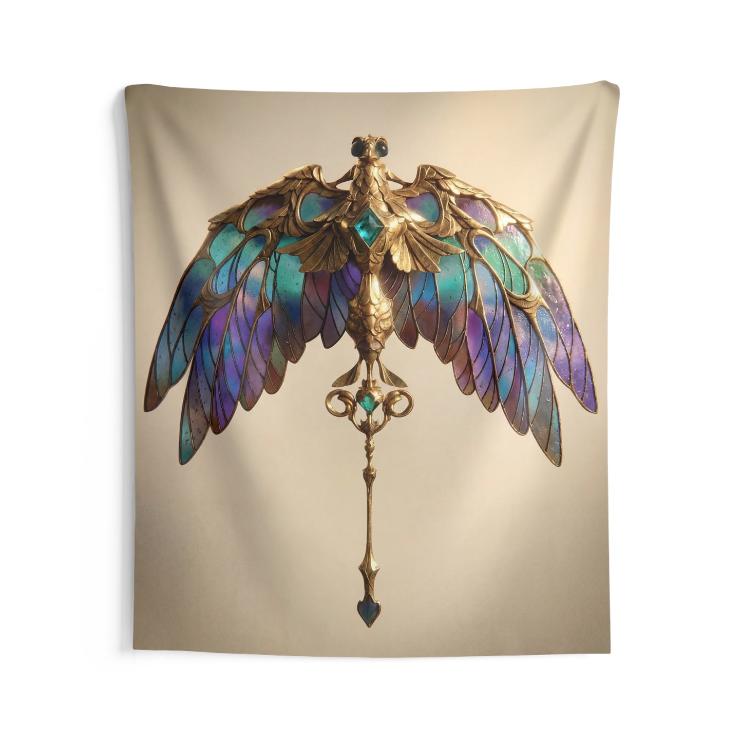 Celestial Phoenix Wand Tapestries – Wings of Twilight Gemstone