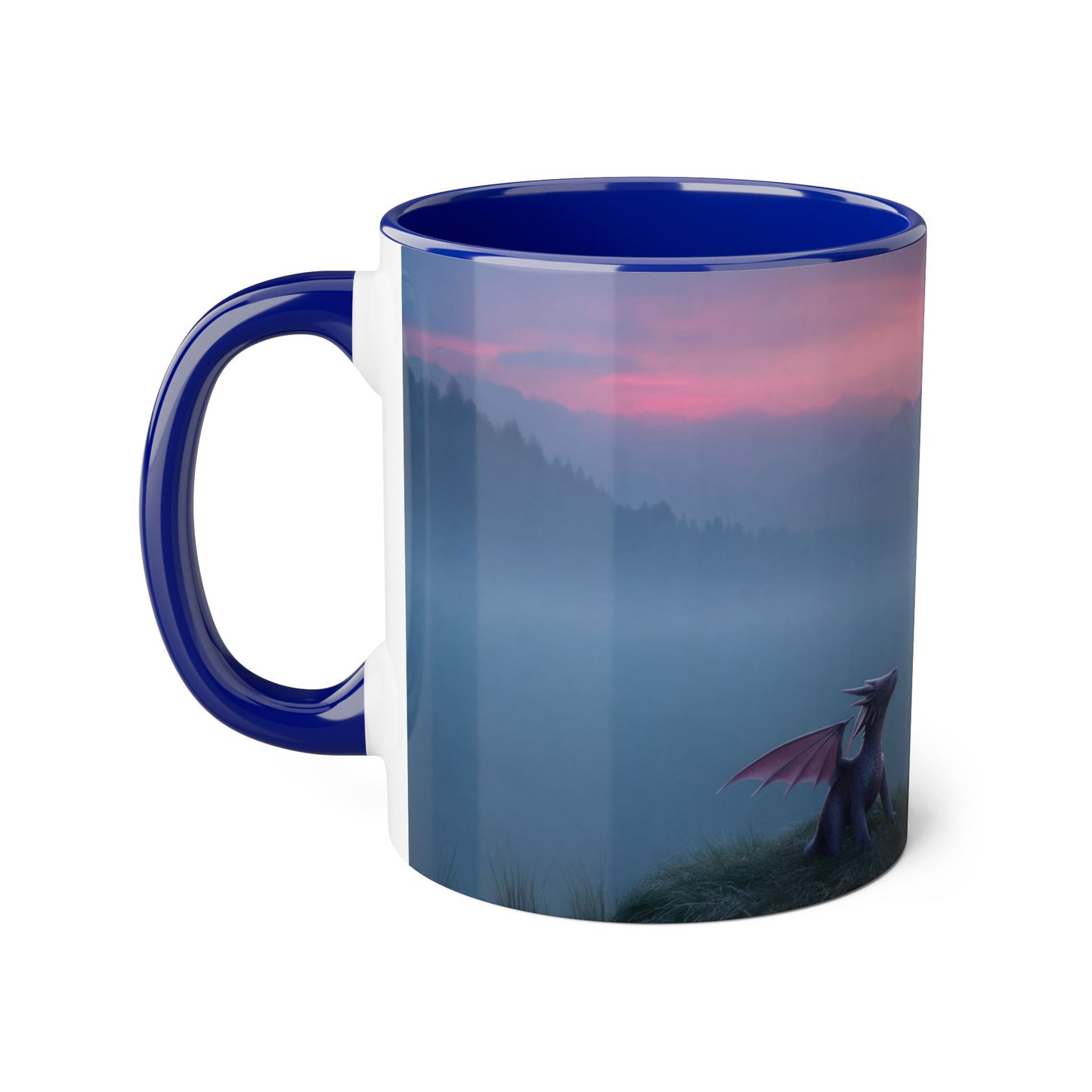 Guardian and Dragon Accent Mugs, 11oz – Twilight Vigil Companionship
