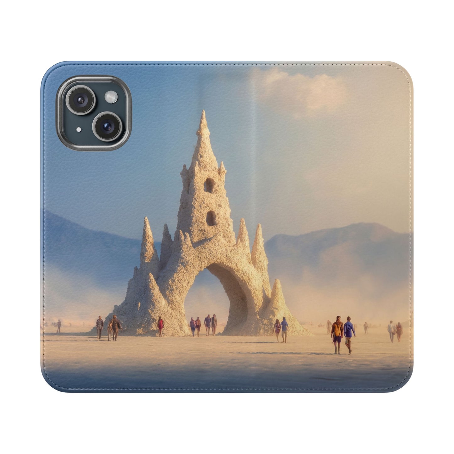 White Tower Flip Cases – Salt Desert Gateway Art