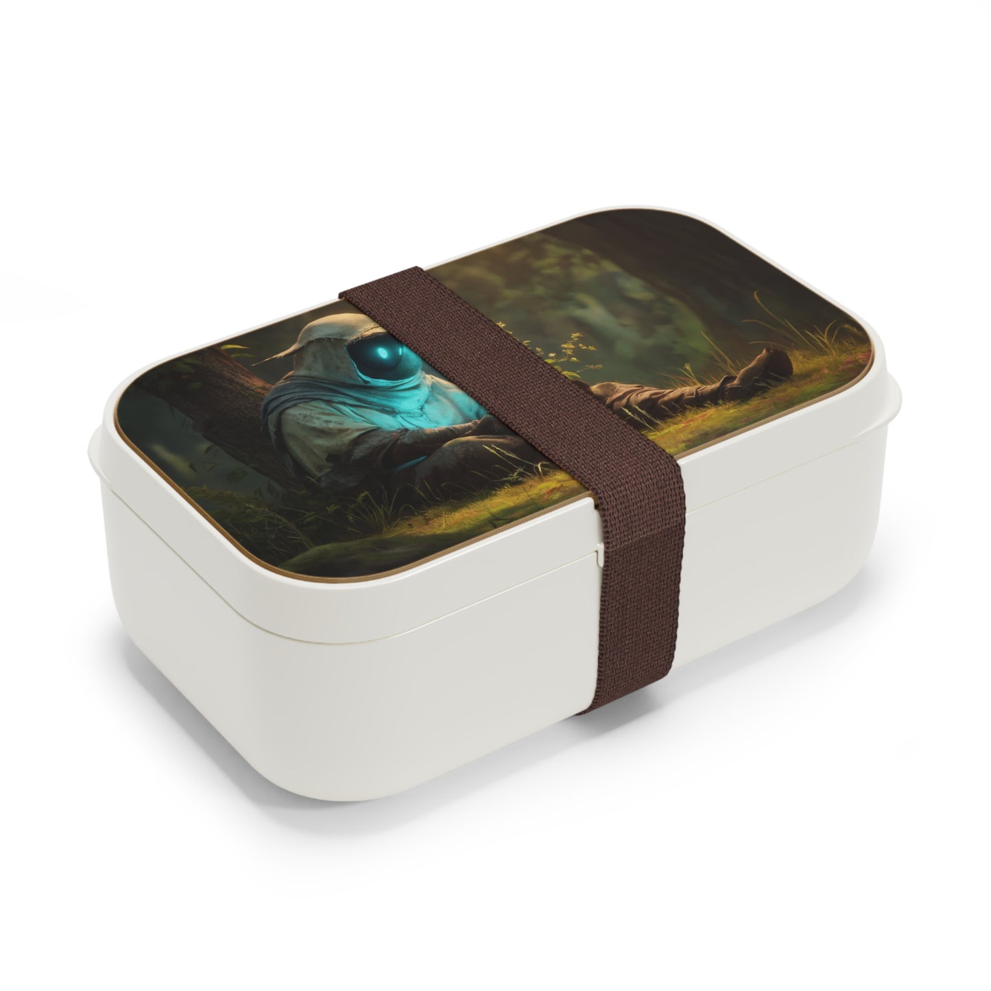 Forest Sentinel Bento Lunch Box – Gentle Glow Amidst Ancient Trees