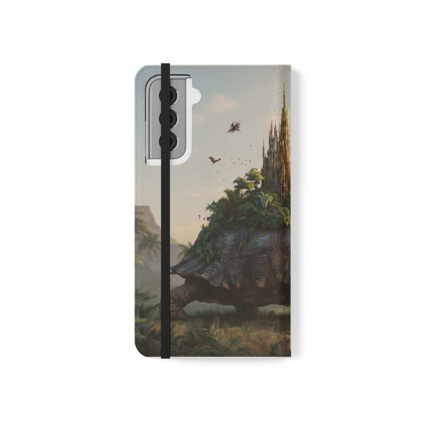 Castle Turtle Flip Cases – Golden Spire Jungle Guardian