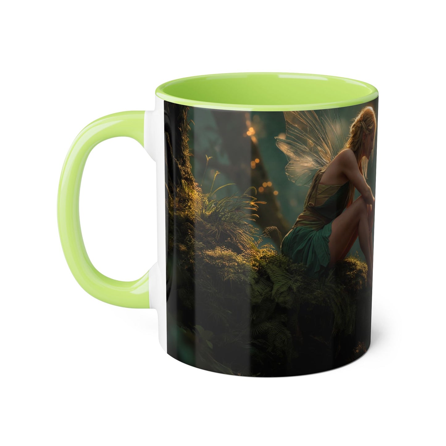 Forest Fairy Accent Mugs, 11oz – Mossy Bank Twilight Solitude