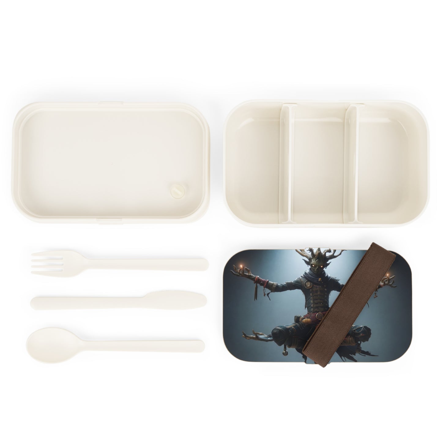 Celestial Stag Witch Bento Lunch Box – Floating in Twilight Ritual