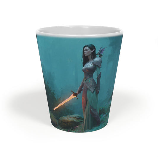 Guardian Sentinel Latte Mug, 12oz – Moonlit Forest Lightbearer