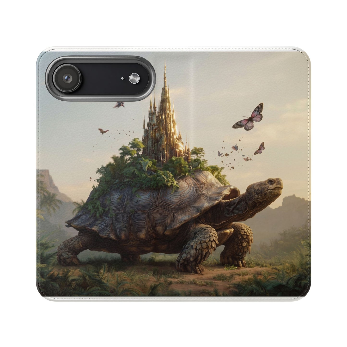 Castle Turtle Flip Cases – Golden Spire Jungle Guardian