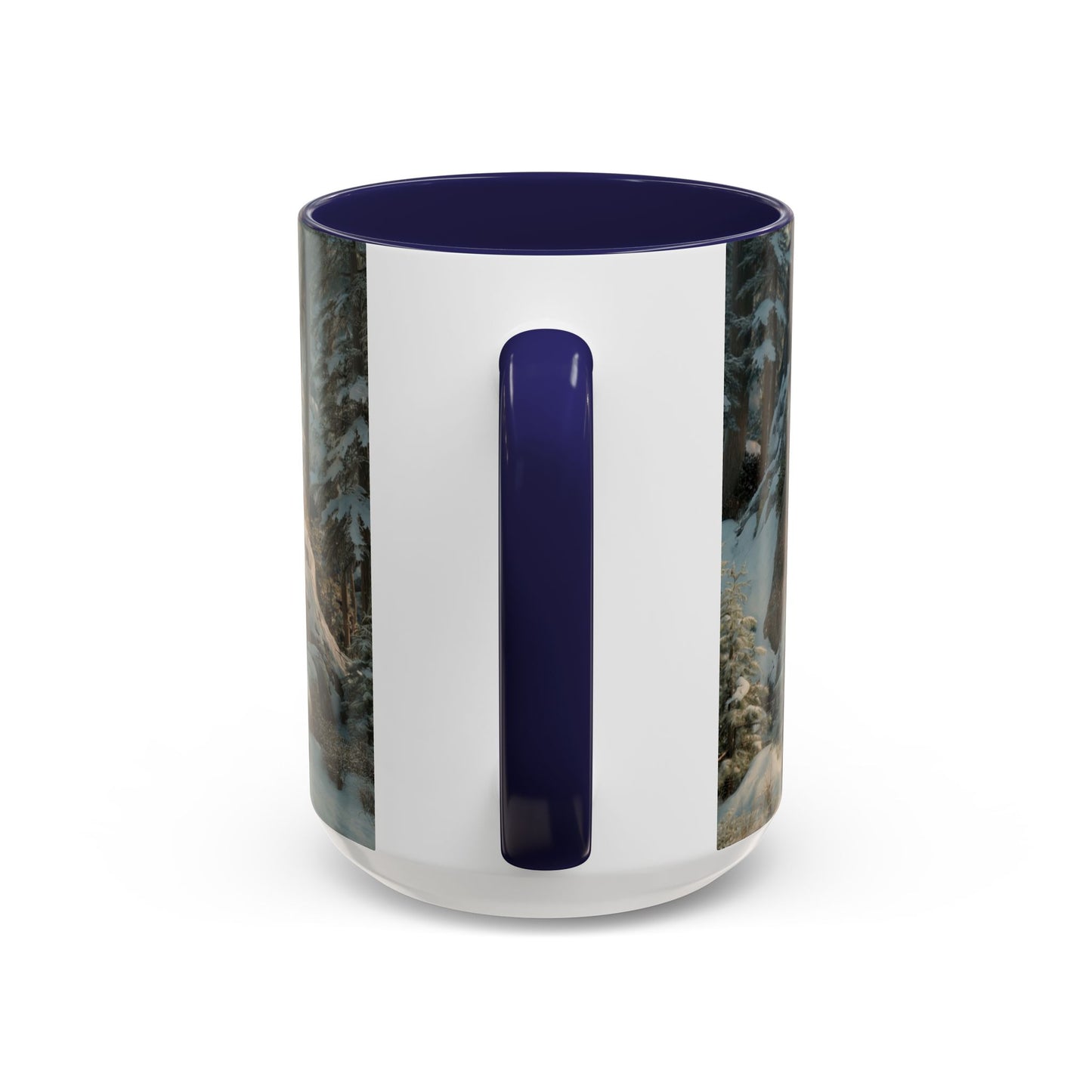 Winter Treehouse Doorway Mug – Snow-Kissed Forest Hearth