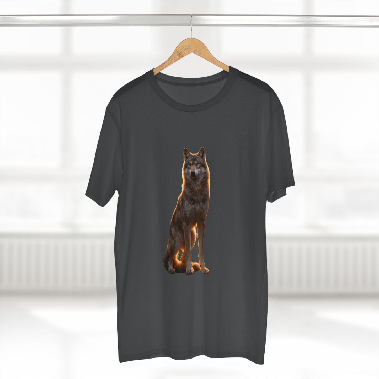 Vigilant Pack Leader Adult Staple Tee – Golden Hour Sentinel Portrait