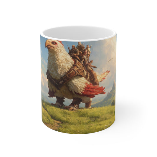 Skybound Eagle Riders Ceramic Mugs (11oz\15oz\20oz) – Dawn’s Pathfinder Expedition