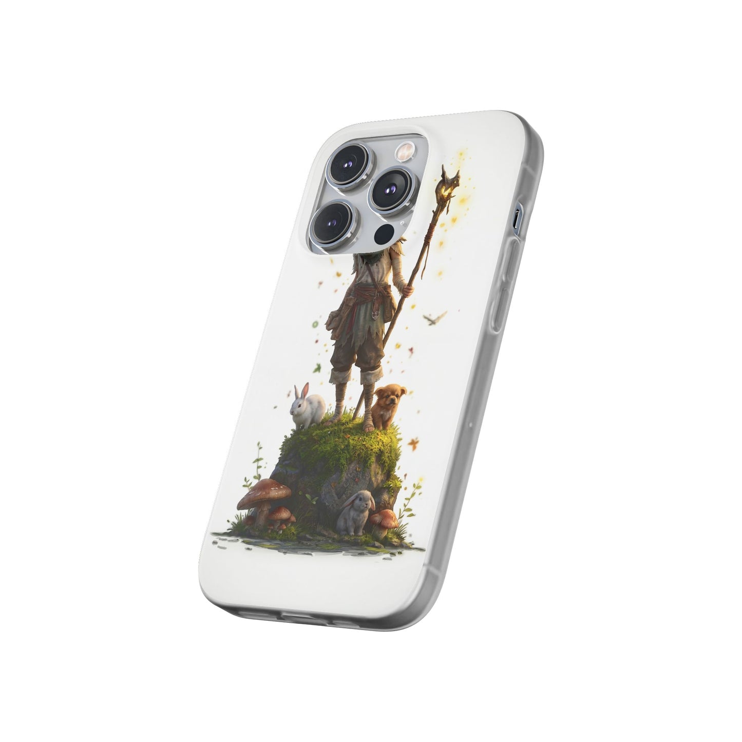Forest Sentinel Flexi Cases – Luminescent Deerhorn Guardian