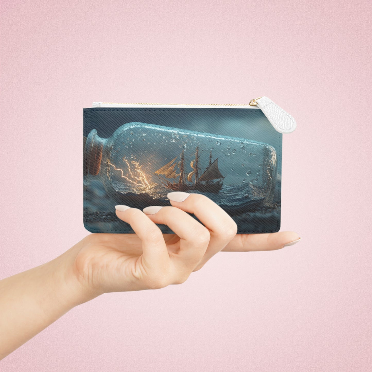 Stormbound Galleon Mini Clutch Bag – Sea’s Whisper in a Bottle
