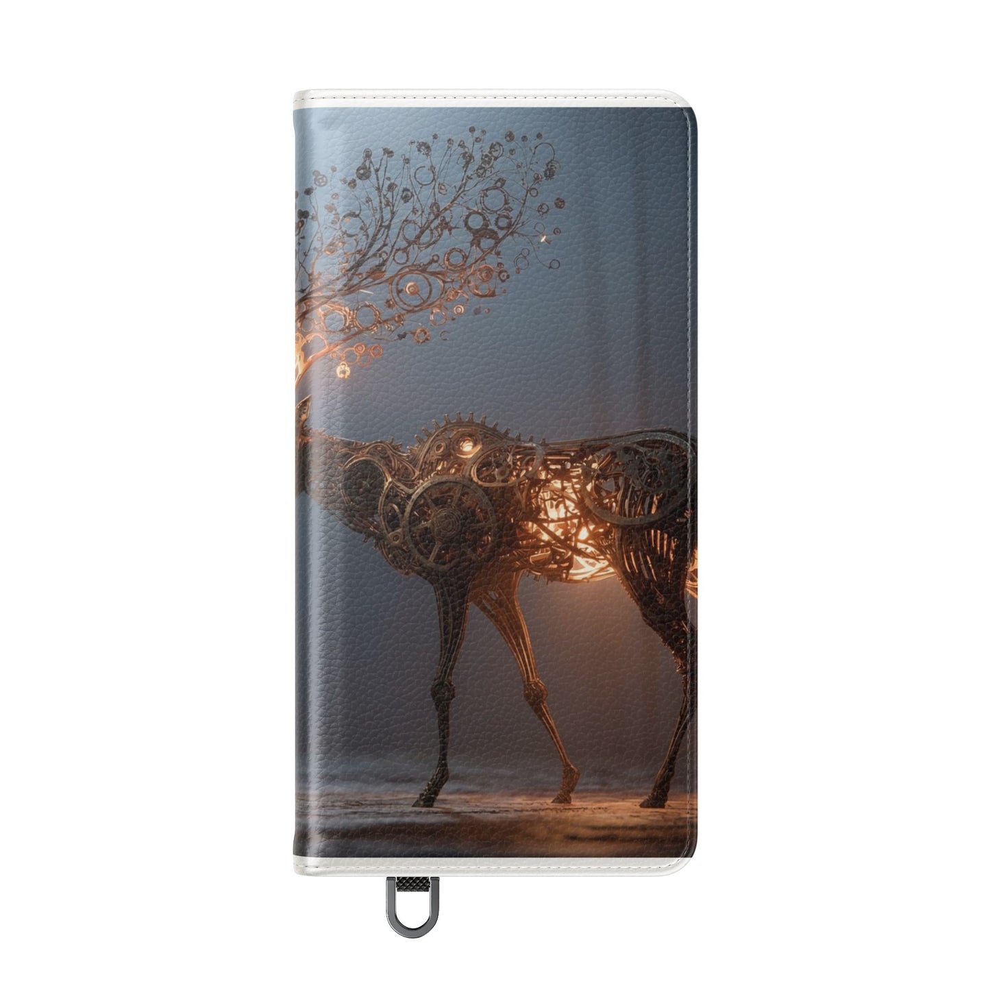 Mechanical Deer Flip Cases – Gears and Twilight Forest Guardian