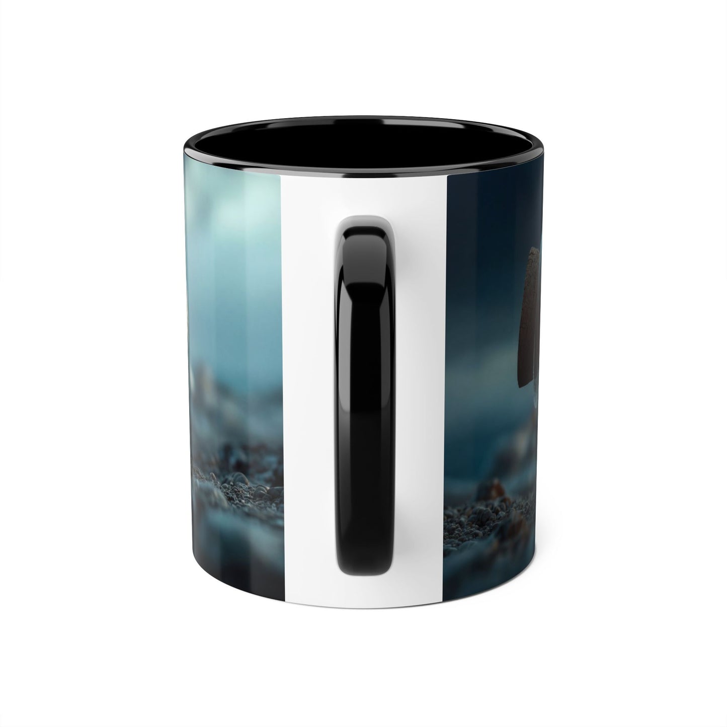 Storm Captured Accent Mugs, 11oz – Ship in a Bottle Lightning Scene
