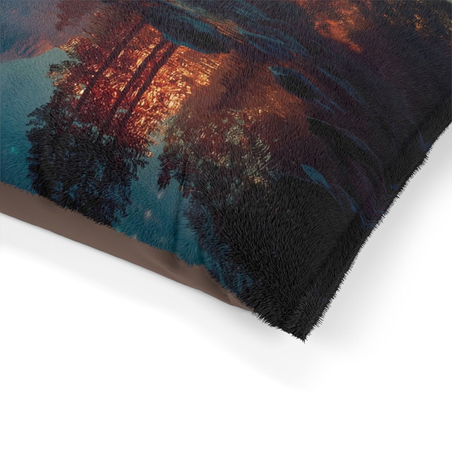 Starlit River Valley Pet Bed – Half Dome’s Whispering Reflection