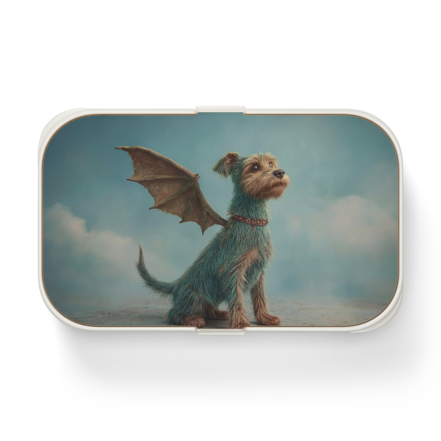 Dragonwing Terrier Bento Lunch Box – Sky-Whispering Guardian of the Clouds