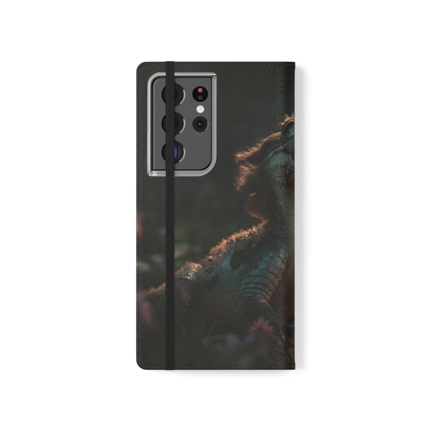 Crocodile Butterfly Flip Cases – Tender Guardian with Moth Companion