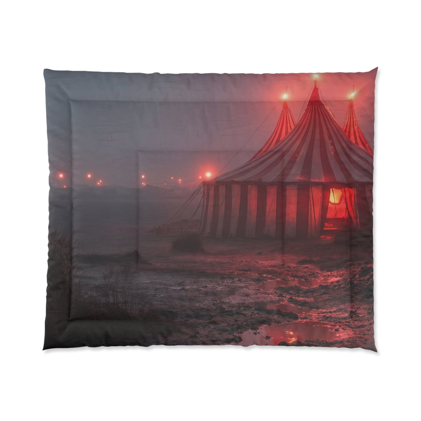 Crimson Circus Tent Comforter – Fogbound Wonderlands