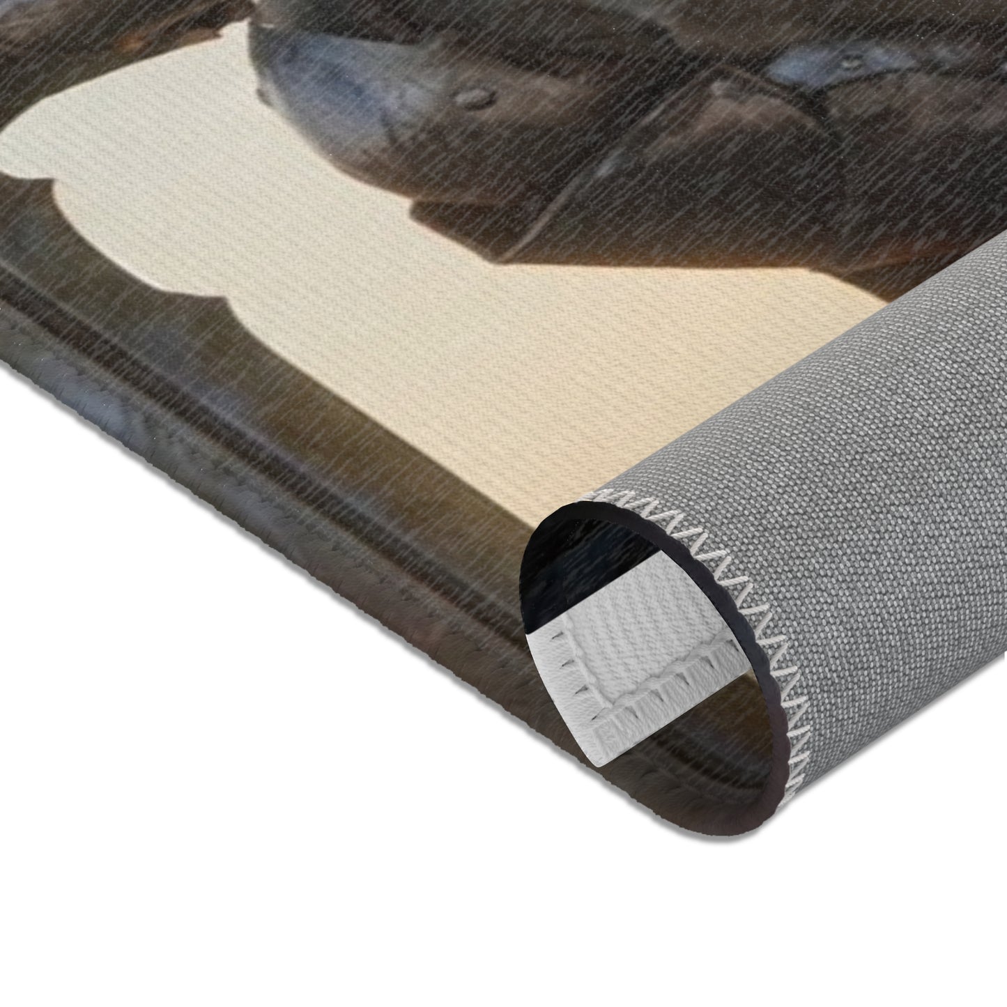 Dragon Sentinel Area Rugs – Sunset Peak Guardian Scene