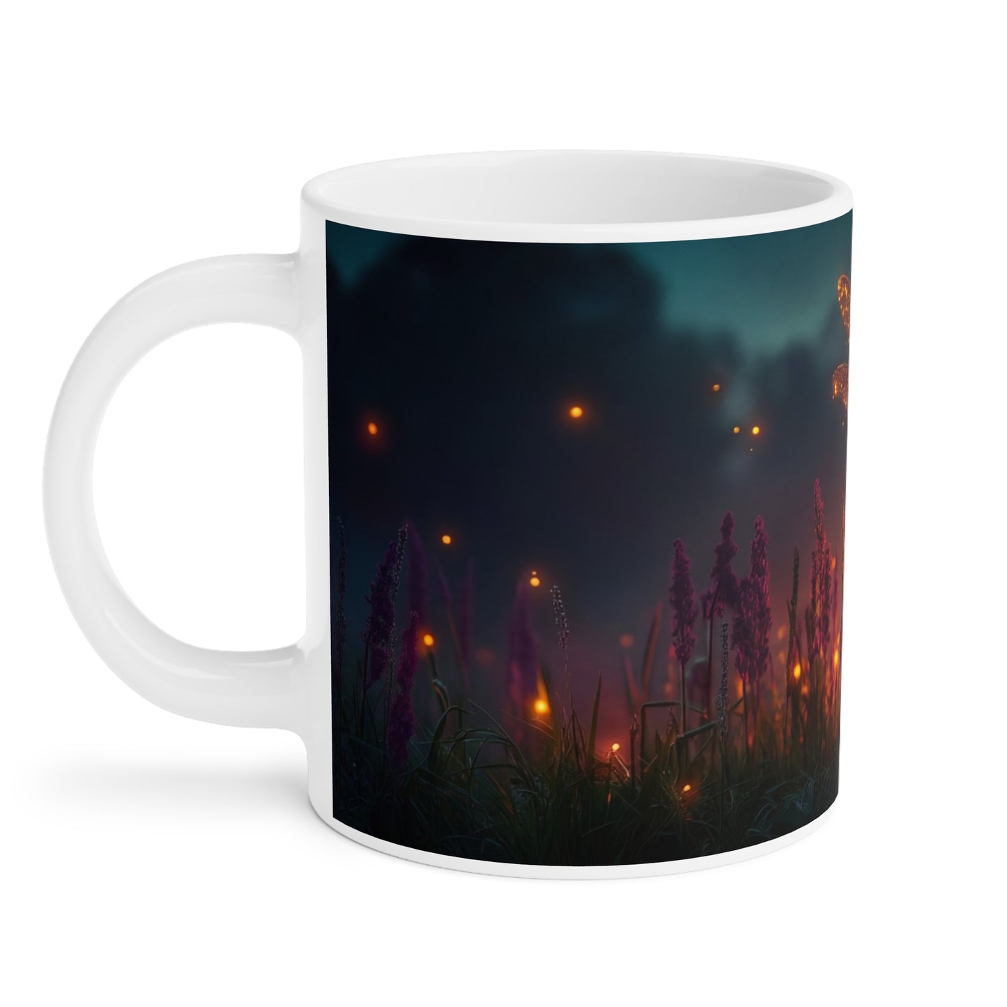 Luminescent Dragonfly Ceramic Mugs (11oz\15oz\20oz) – Twilight’s Sparkling Sentinel