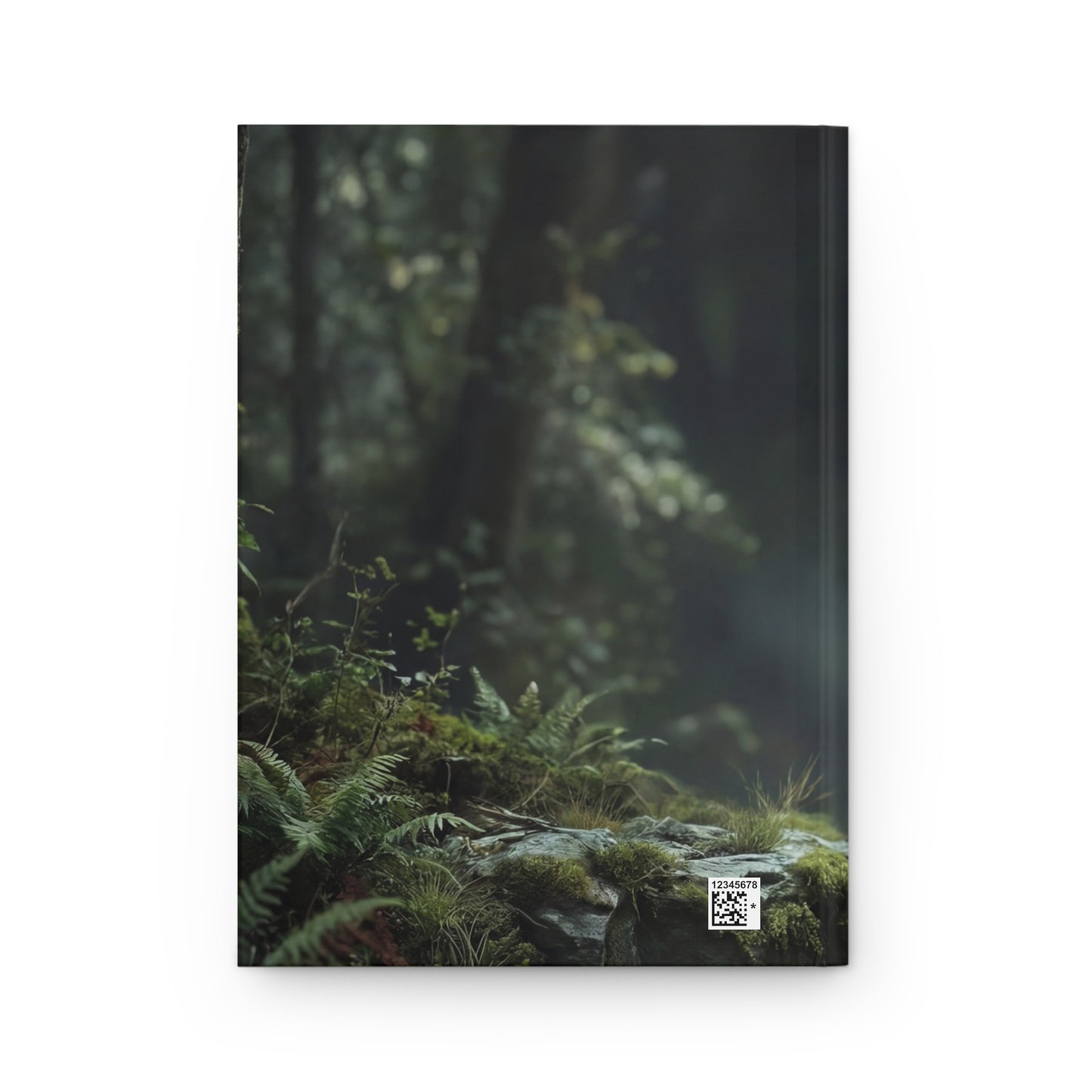 Forest Guardian Hardcover Journal Matte – Moss-Crowned Huntress of the Veil