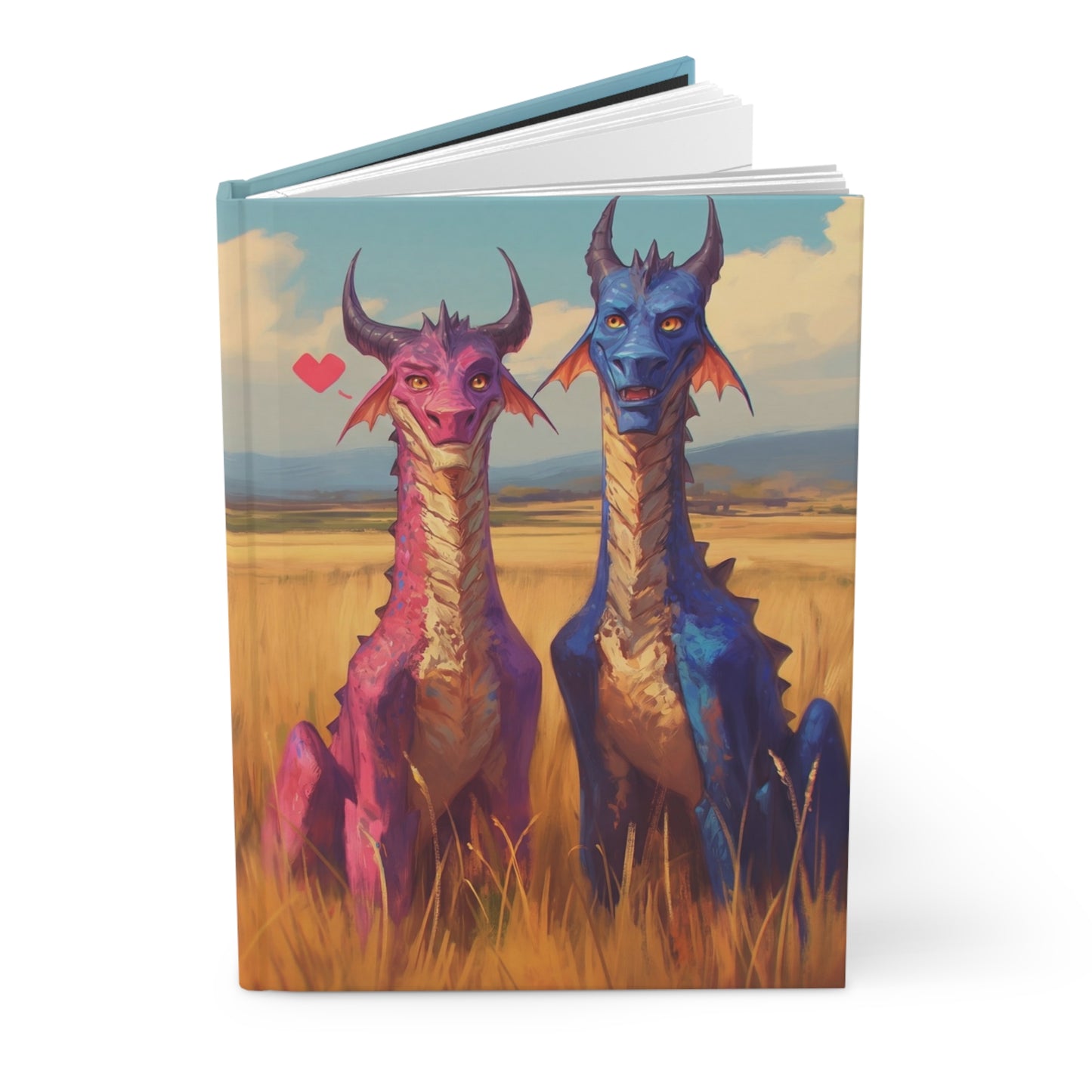 Dragon Lovers Hardcover Journal Matte – Golden Field Romance