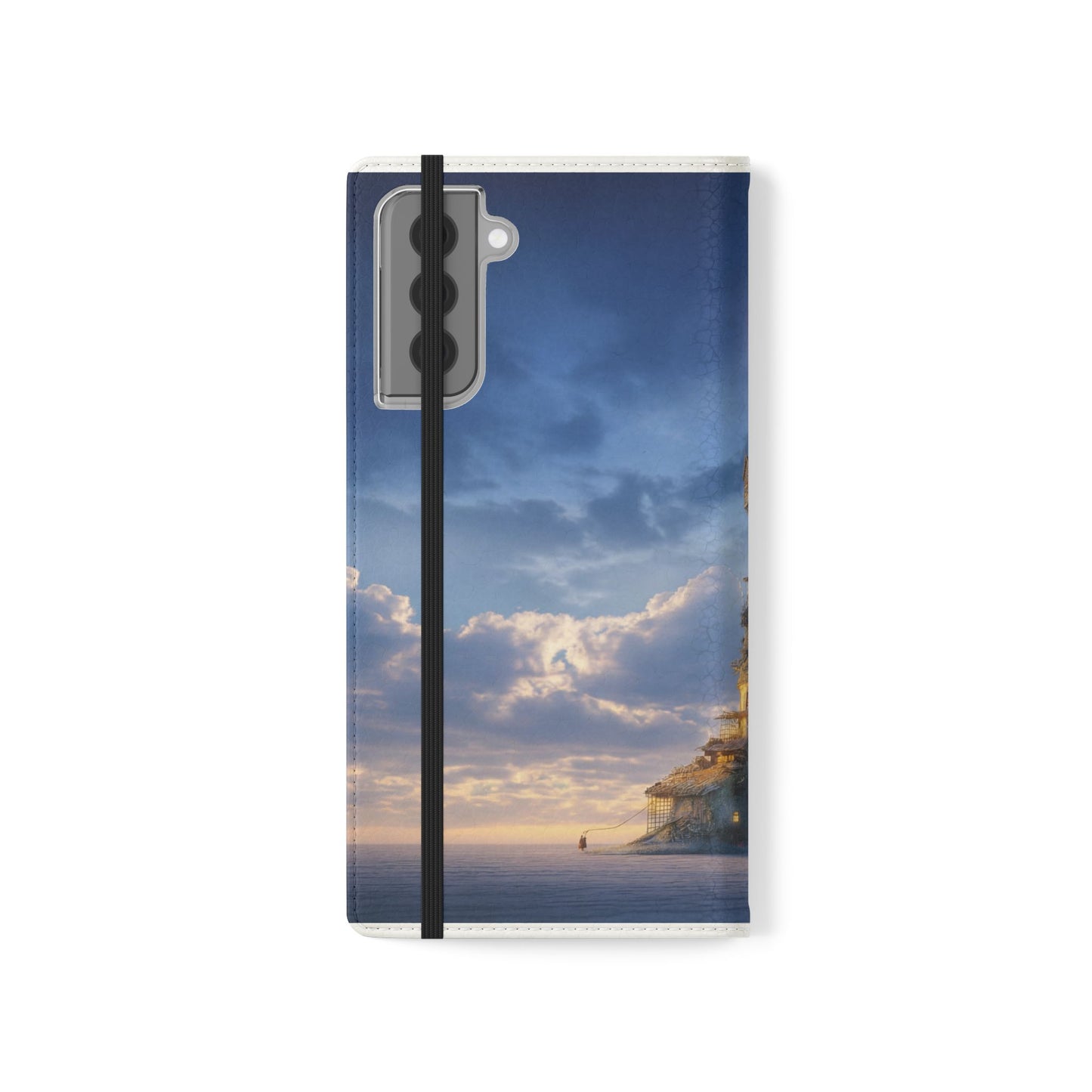 Twilight Sentinel Flip Cases – Lighthouse on a Storm-Tossed Sea