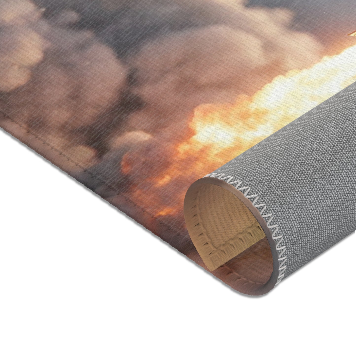 Space Shuttle Launch Area Rugs – Dawn’s First Orbit Dreamscape