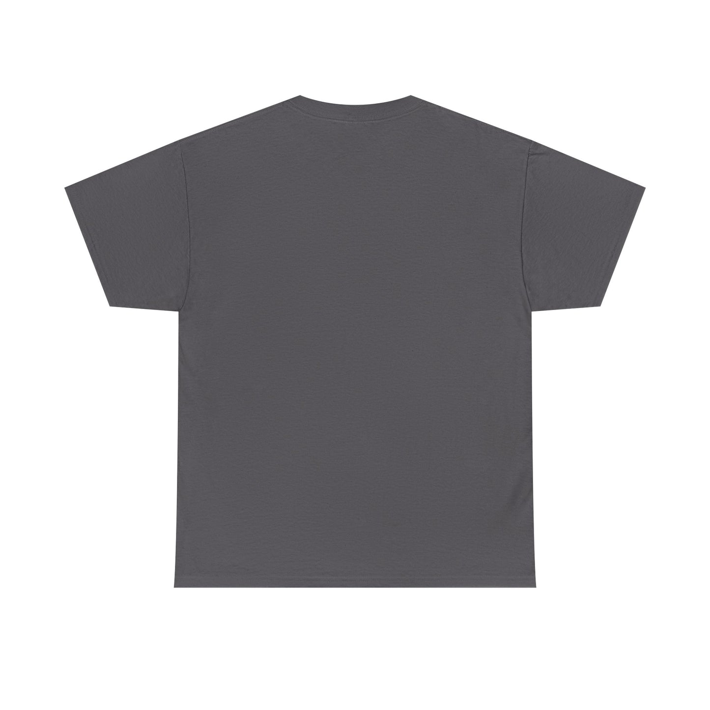 Flame-Headed Sentinel Unisex Heavy Cotton Tee – Gilded Armor & Burning Embers