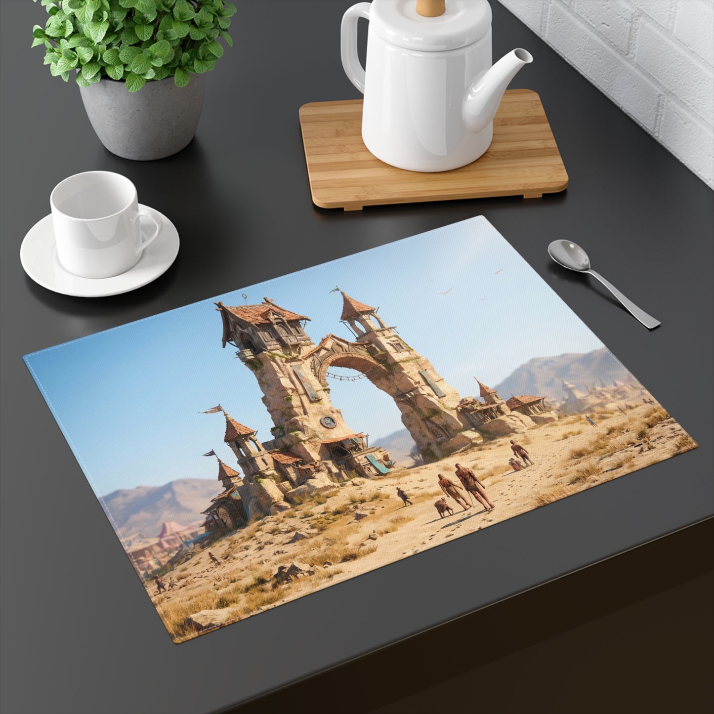 Desert Citadel Placemat – Sun-Kissed Ruins of the Forgotten Gate