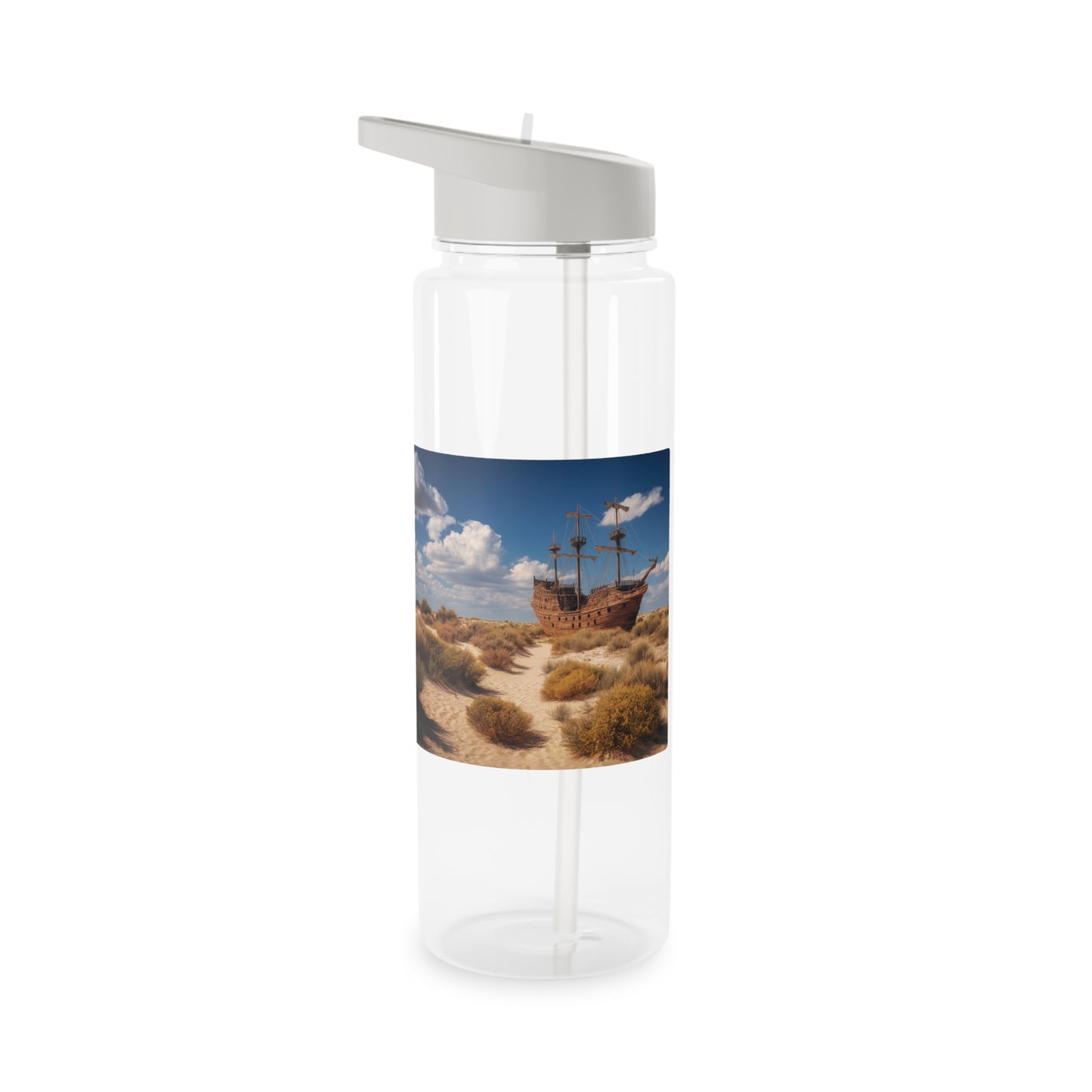 Desert Ship Tritan Water Bottle – Abandoned Galleon Sandscape