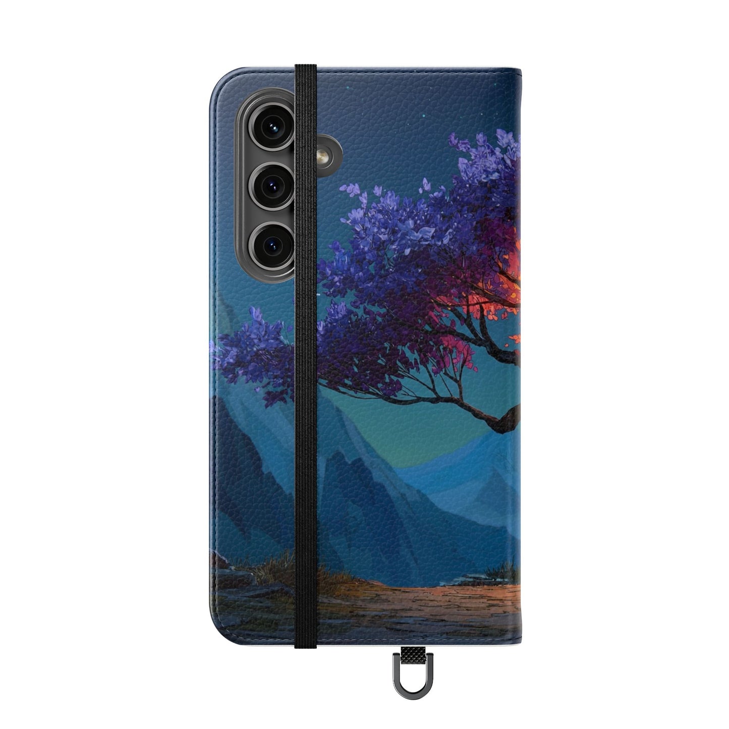 Violet Flame Tree Flip Cases – Twilight Mountain Glow Case