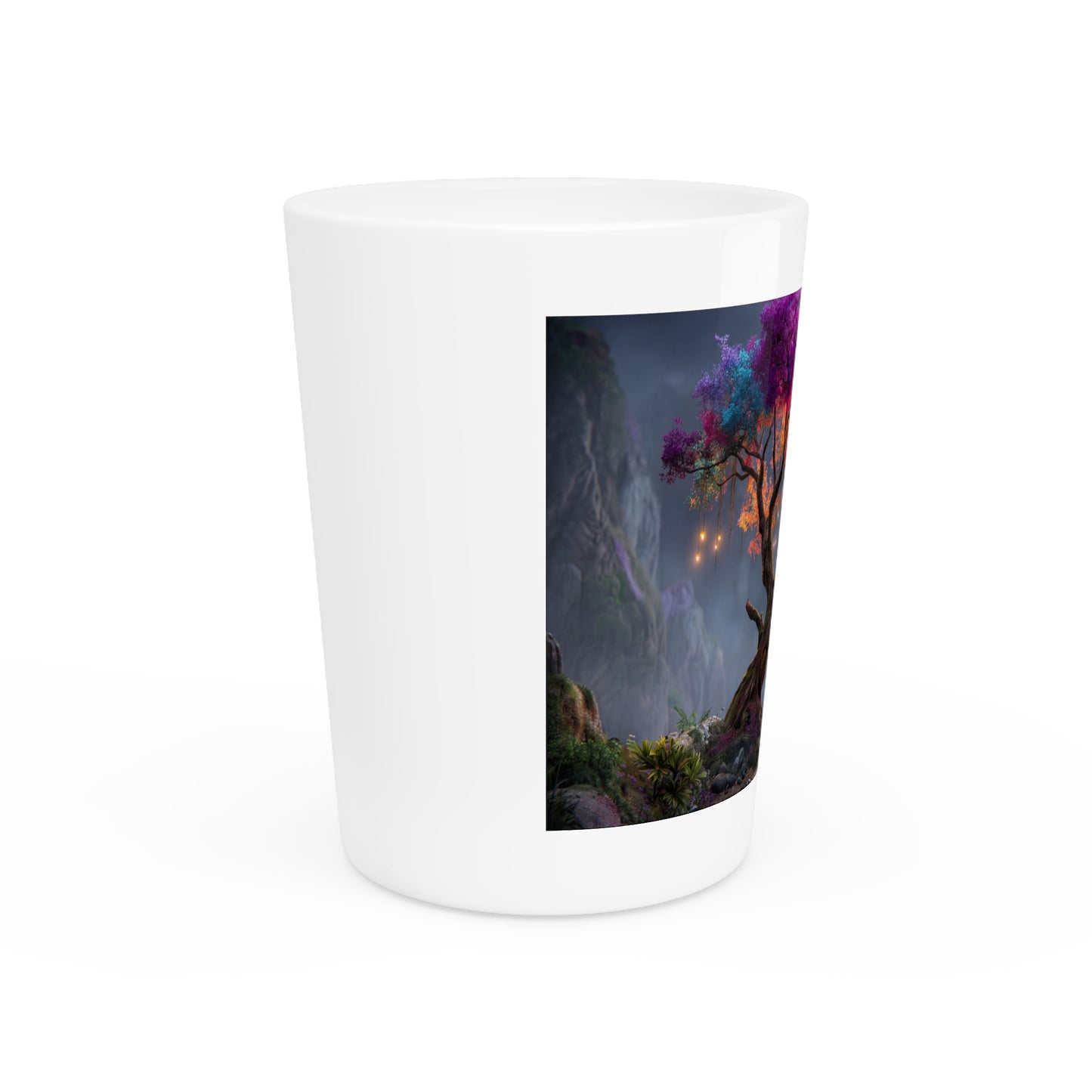 Prism Canopy Shot Glass – Rainbow Tree Moonlit Cove