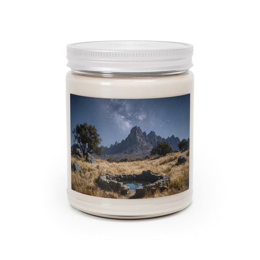 Celestial Well Scented Soy Candles with White Lid, 9oz – Starlit Mountain Sanctuary