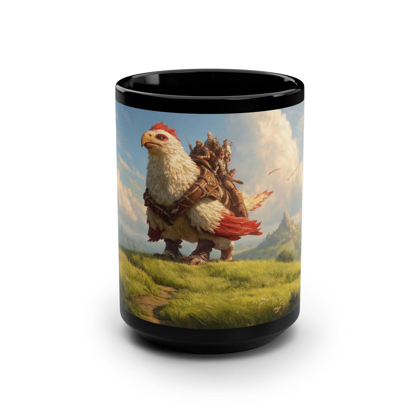 Giant White Falcon Mug, 15oz – Riders on the Crest of Morning Glory