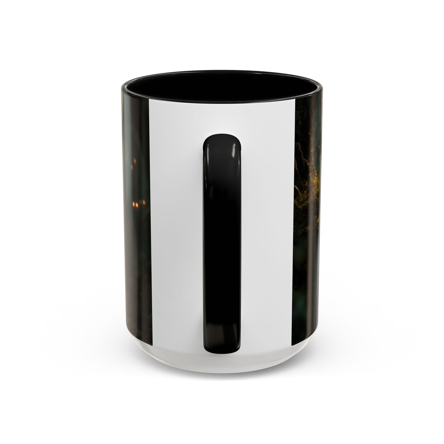 Winged Guardian Accent Coffee Mug (11, 15oz) – Twilight Forest Sentinels