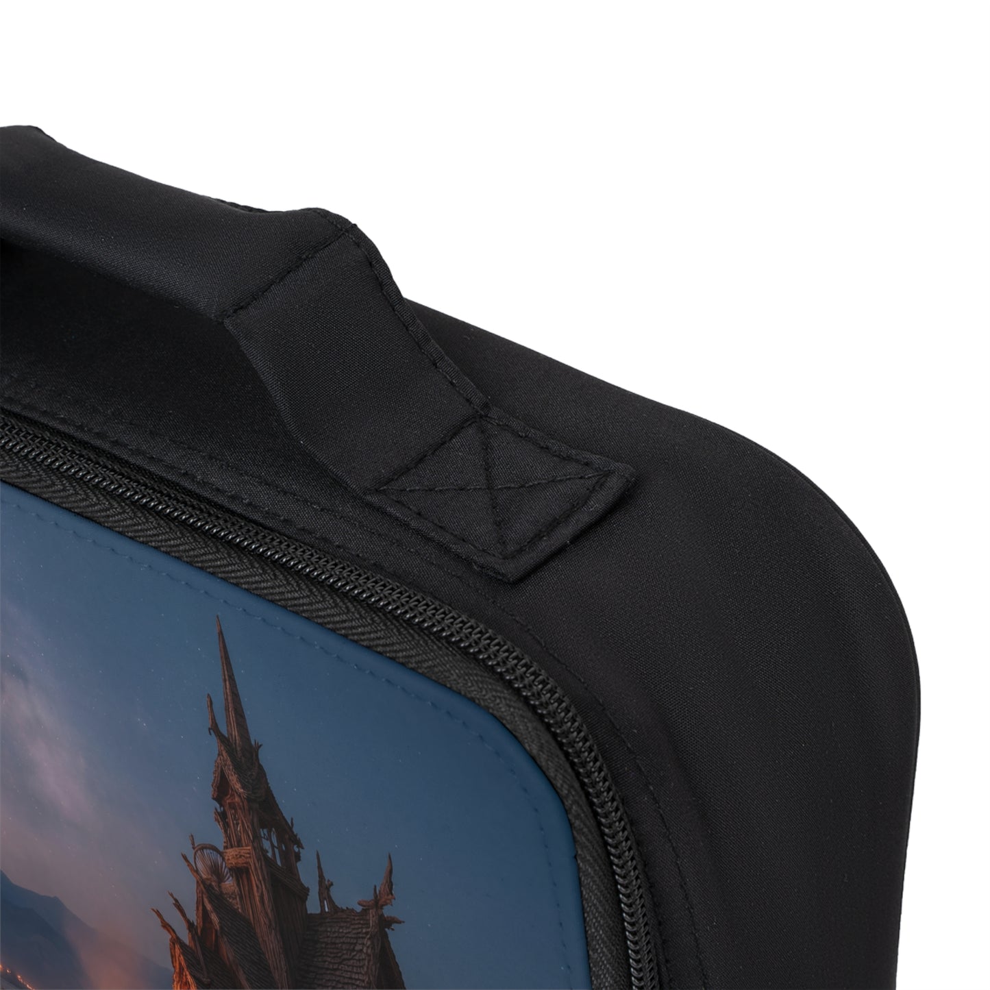 Starlit Chapel Under Milky Way Lunch Bag – Whispers of Twilight