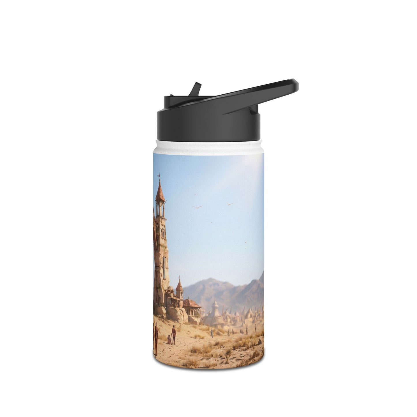 Desert Citadel Water Bottle – Sunlit Ruins of the Forgotten Kingdom