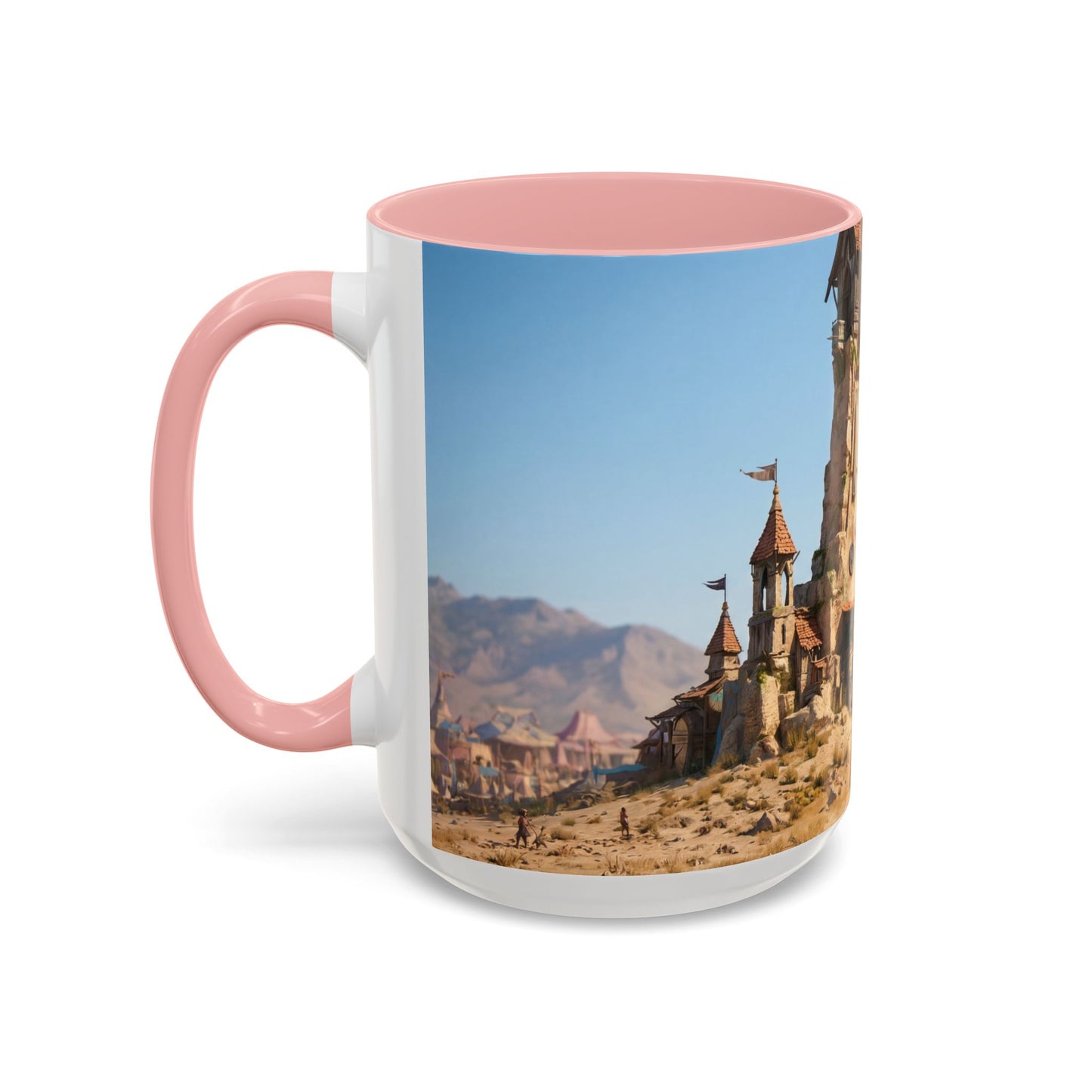 Desert Sentinel Archway Accent Coffee Mug (11, 15oz) – Sun-Scorched Cityscape