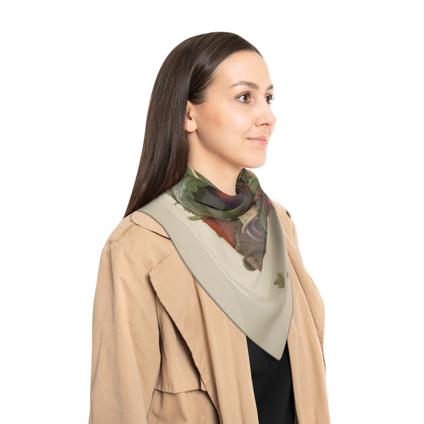 Cabbage Knight Poly Scarf – Verdant Leaf Armor Adventure