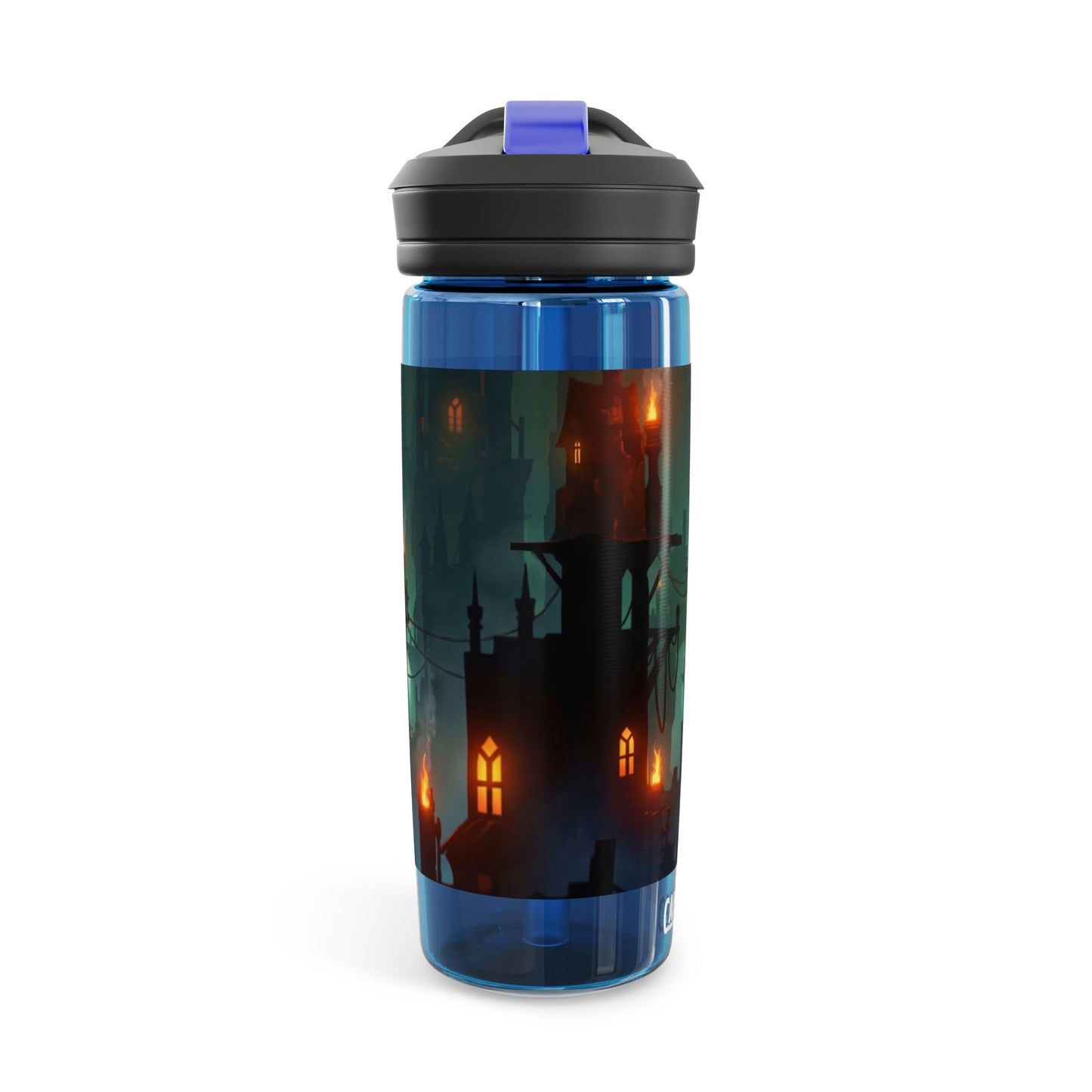 Gilded Sky Cities CamelBak Eddy® Water Bottle, 20oz\25oz – Warm Light Through Misty Peaks