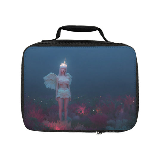 Angelic Sentinel Lunch Bag – Twilight Meadow Guardian
