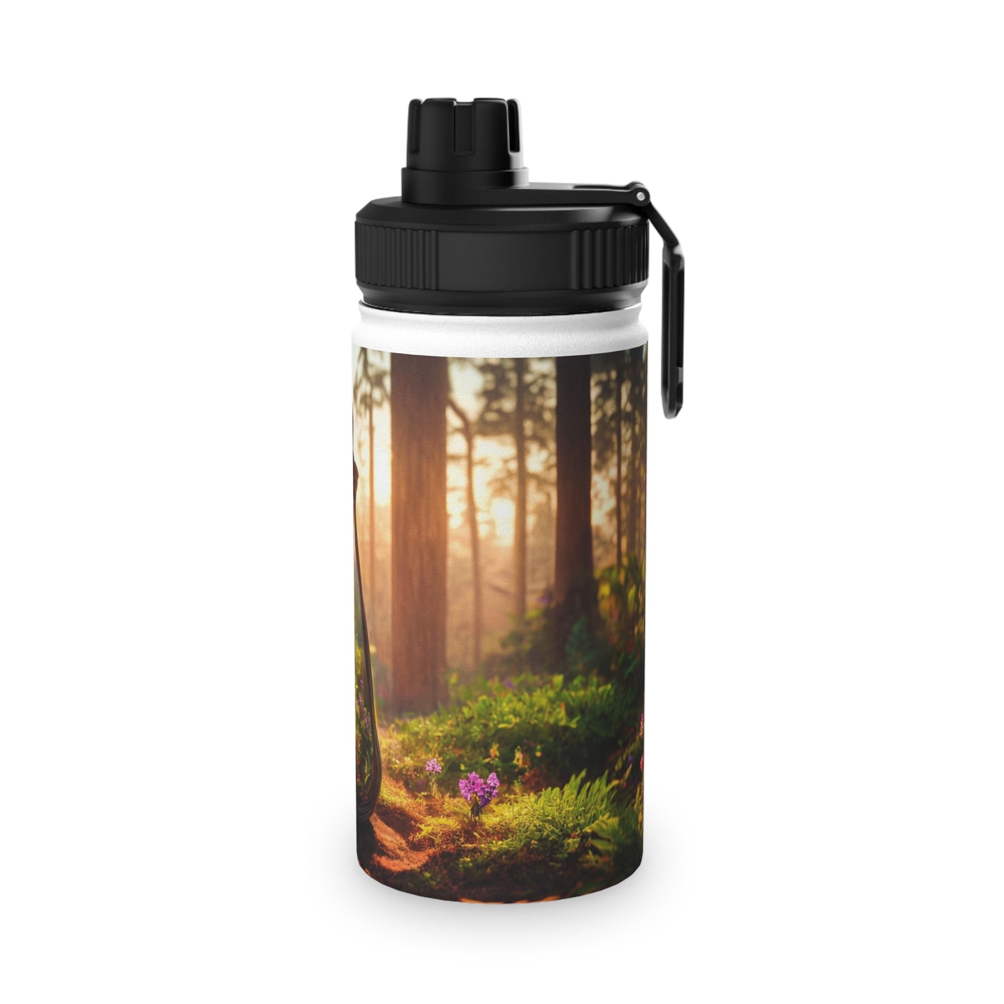 Pocket Forest Terrarium Water Bottle – Sunlit Sanctuary in Your Hands