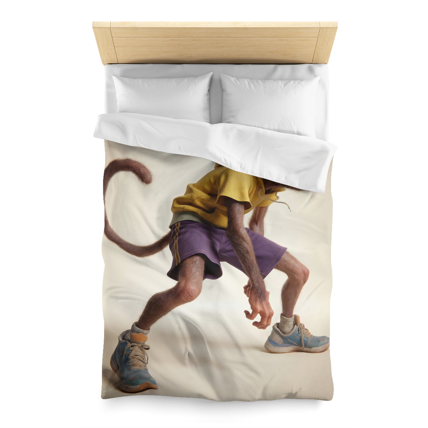 Streetwise Monkey Microfiber Duvet Cover – Urban Jungle Ready Set Go