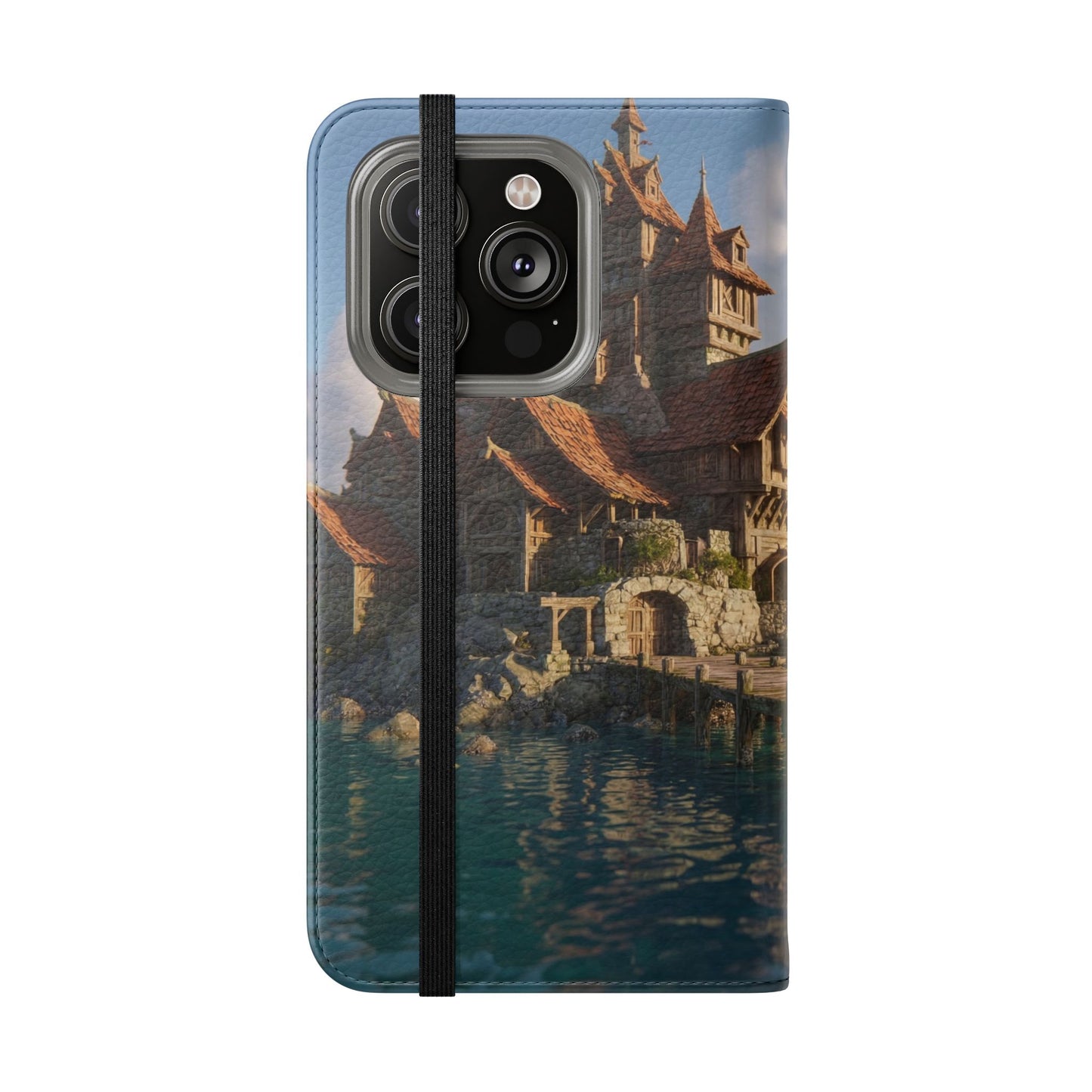 Cobblestone Harbor Flip Cases – Timber Town Seaside Walkway