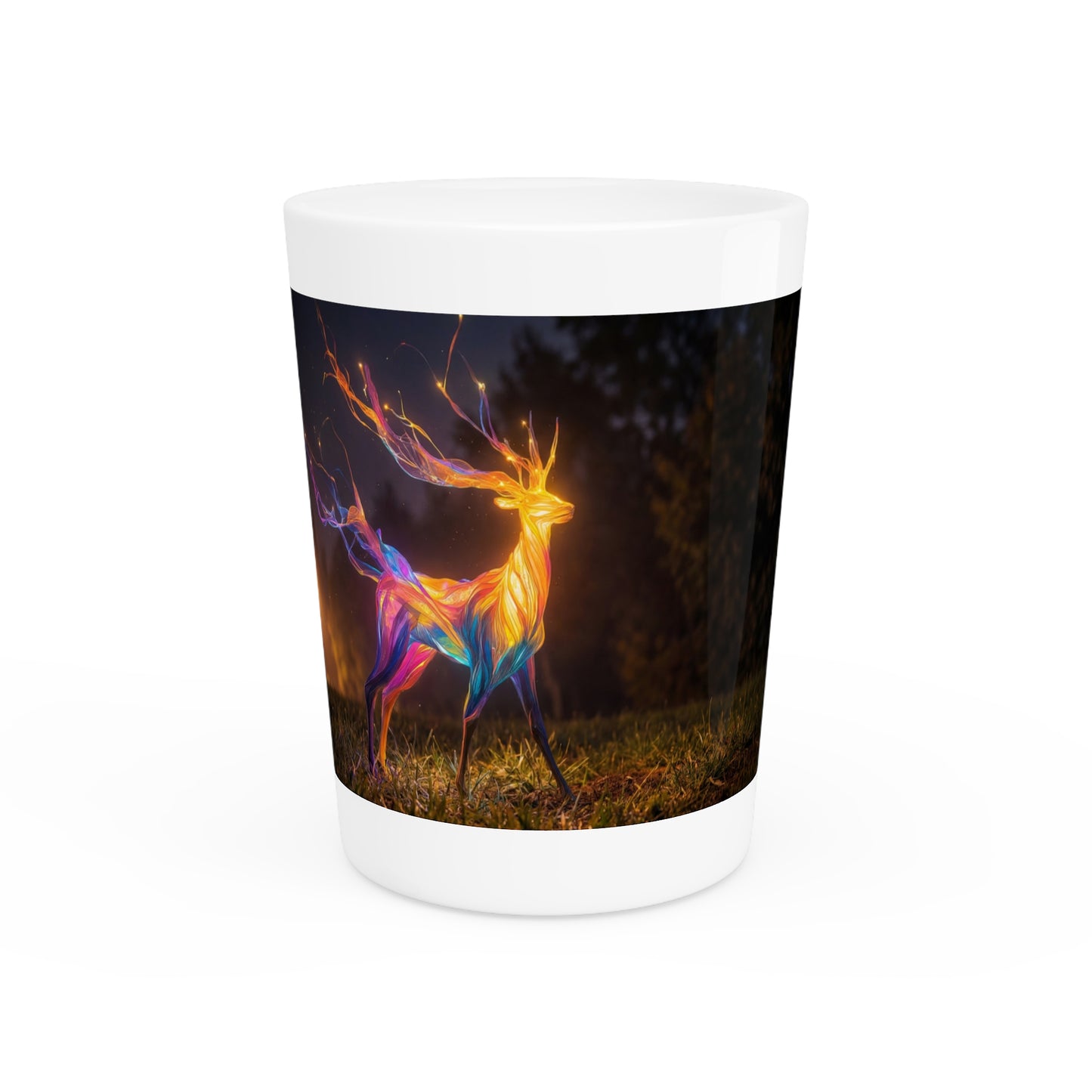 Prism Deer Shot Glass – Night Garden Luminescence